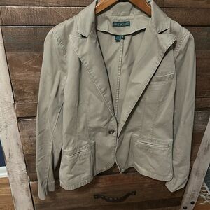 Lauren Jeans Company Cotton Blazer- Size M